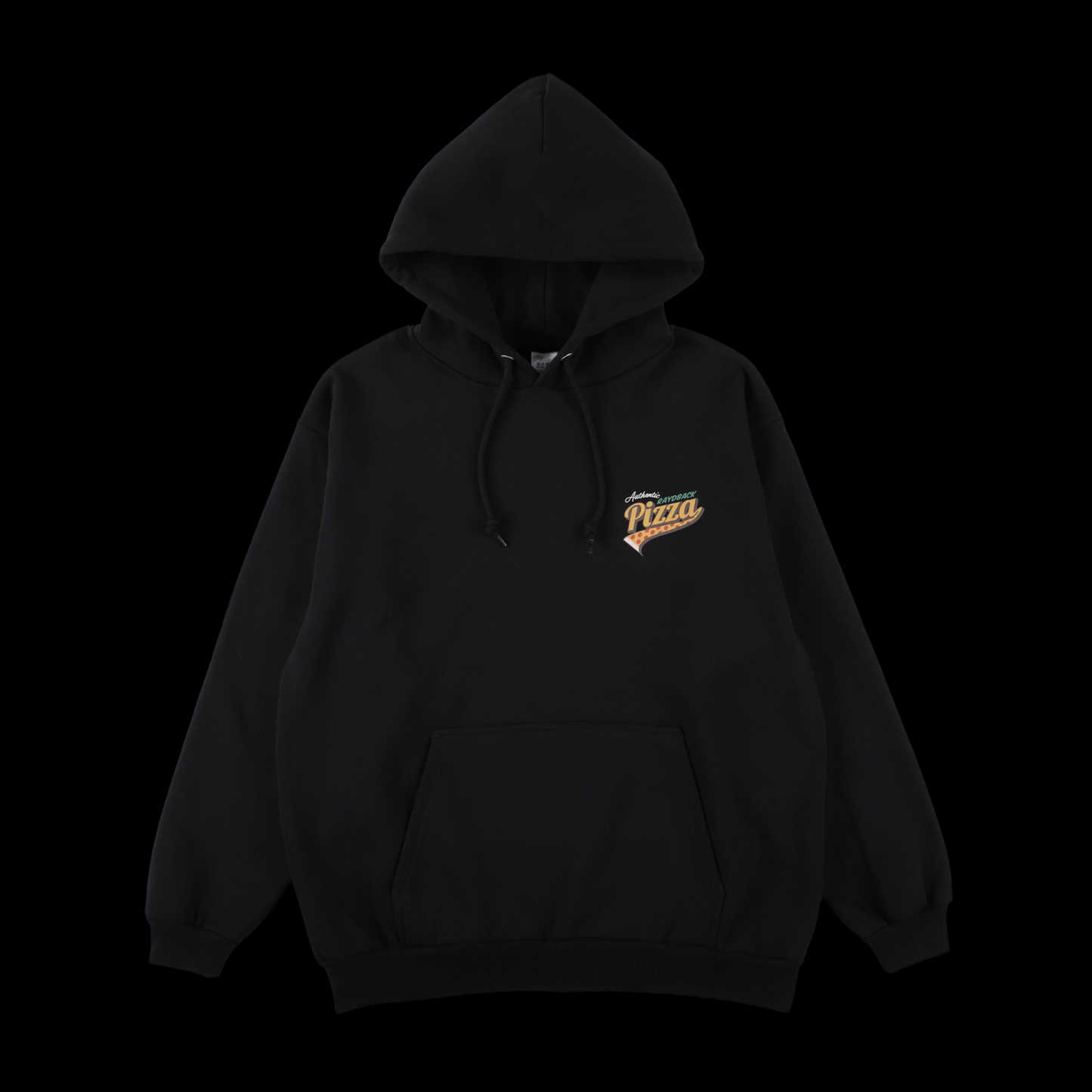 -RAYDBACK PIZZA FACTORY HOODIE with PIZZA STICKER-