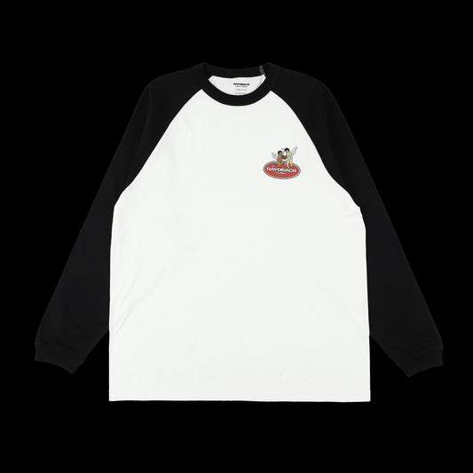 -RAYDBACK COFFEE COMPANY
STAFF RAGLAN TEE- (Black)